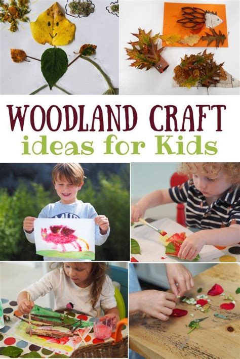 Woodland Crafts for Kids | Fall crafts for kids, Outdoor activities for kids, Crafts for boys