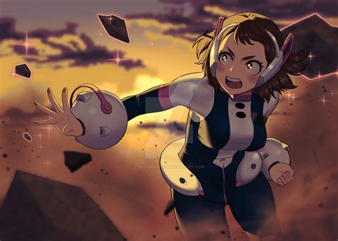 Uraraka Ochako fighting! by ga2006041151 on DeviantArt