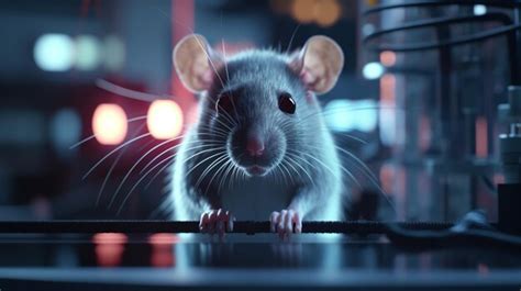 Premium AI Image | Rat experiment lab Generative Ai