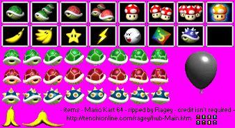 Nintendo 64 - Mario Kart 64 - Items - The Spriters Resource