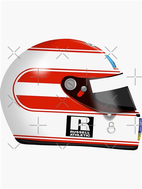 "Roland Ratzenberger - 1994 Helmet tribute" Sticker for Sale by JageOwen | Redbubble