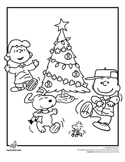 Charlie Brown and Snoopy Peanuts Coloring Page