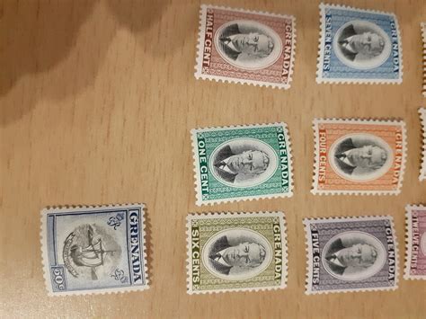 A Set of Ten 1950 Mint Condition Stamps From Granada. S34 - Etsy UK