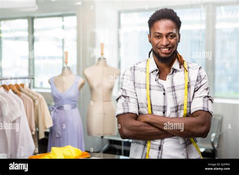 Portrait of confident male fashion designer Stock Photo - Alamy