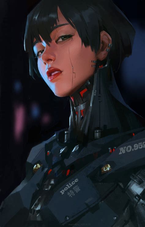 #967306 digital art, cyborg, cyberpunk - Rare Gallery HD Wallpapers