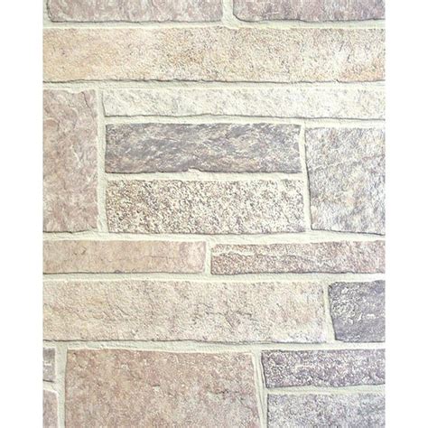 Style Selections 48-in x 96-in Embossed Canyon Stone Hardboard Faux ...