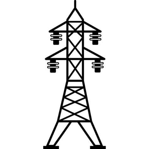 . Electrical pylons Transmission high voltage power line Clip Art silhouettes eps, svg, pdf, png ...