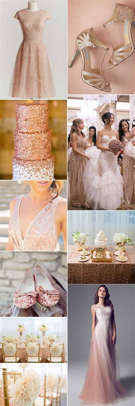 Rose Gold Wedding Inspiration - Glitzy Secrets