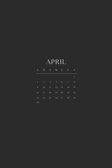 April Calendar 2023