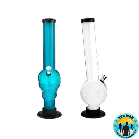 Acrylic Water Bong (3 options): Bud Man Orange County Dispensary Delivery