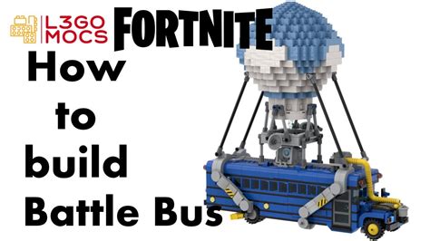 Lego Battle Bus from Fortnite Battle Royale MOC (Step by step) - YouTube