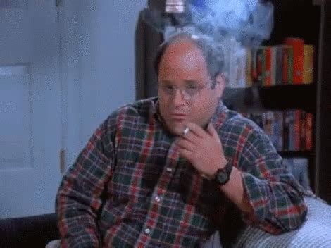 George Costanza Smoking GIF | GIFDB.com