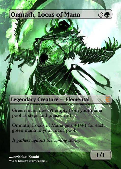 Omnath, Locus of Mana Commander Deck in "MTG" | Magic the gathering ...