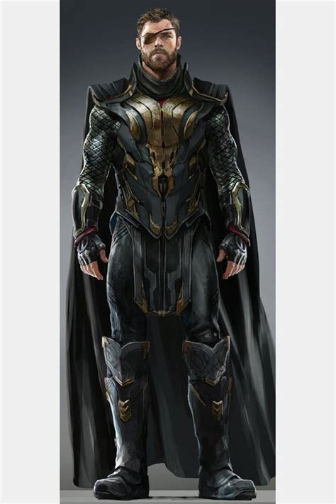 Thor in early “Avengers: Infinity War" concept art by Wesley Burt. #visualbrandingmedia | Marvel ...