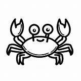 Crab coloring Pages  ColoringLib sketch template