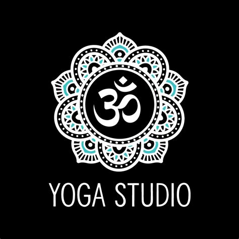 Custom Mandela-Style Yoga Logo with Om Symbol - Matt Hatfield Art