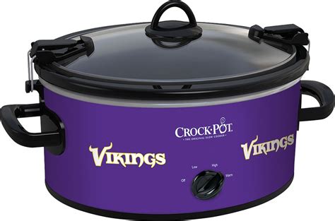 Customer Reviews: Crock-Pot Cook and Carry Minnesota Vikings 6-Qt. Slow ...