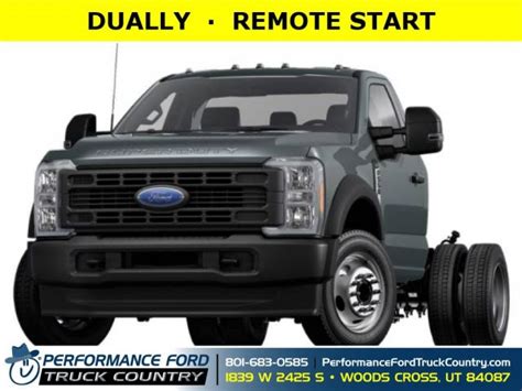 New 2023 Ford Super Duty F-550 DRW Regular Cab Chassis-Cab in Bountiful ...