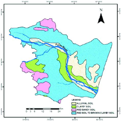 Soil map of parts of Palar river basin. | Download Scientific Diagram