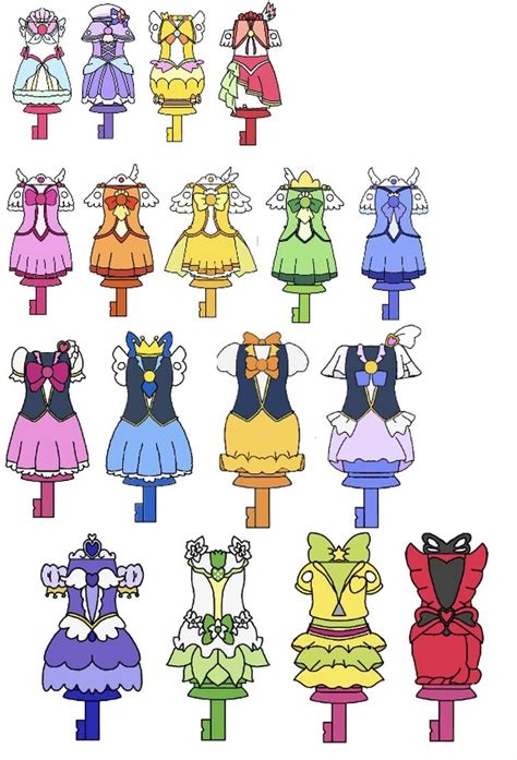 PreCure Outfits as Dress Up Keys | Fandom