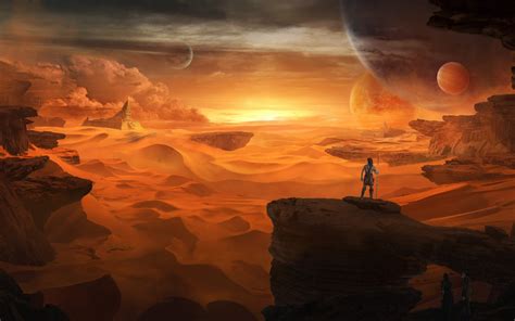 people, Rock, Art, Planet, Desert, City, Sand Wallpapers HD / Desktop and Mobile Backgrounds