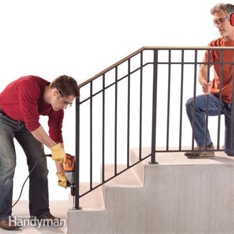 Safety First: Install an Outdoor Stair Railing (DIY) | Family Handyman