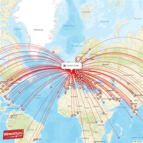 Find direct flights to London Heathrow (LHR) - Directflights.com