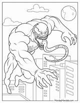 20 Venom Coloring Pages Free PDF Printables sketch template
