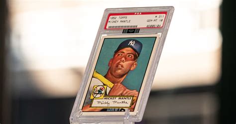 Mickey Mantle 1952 Topps Card Sells for $12.6M to Shatter $7.25M Honus ...