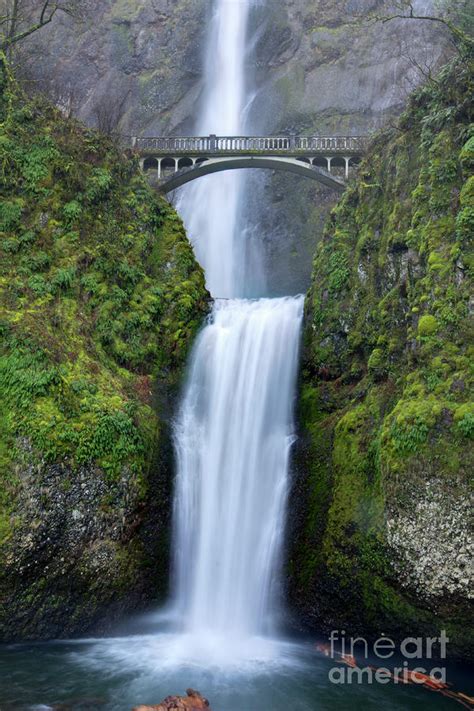 Multnomah Falls Waterfall Oregon Columbia River Gorge by Dustin K Ryan