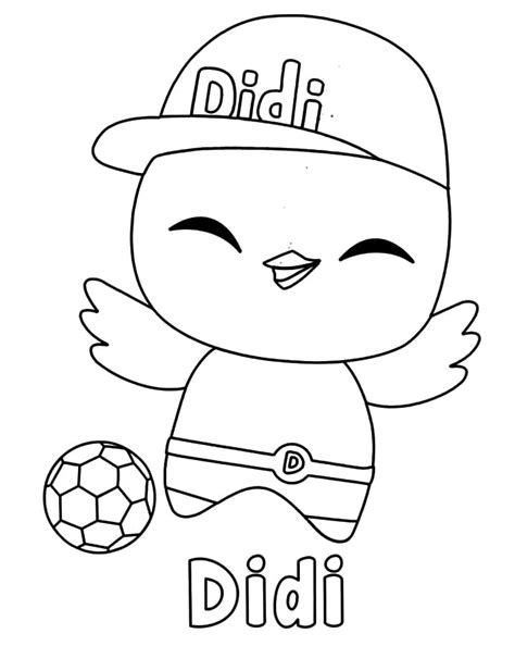 Printable Didi & Friends Coloring Page - Free Printable Coloring Pages for Kids