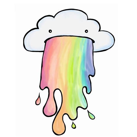 Cloud Puking Rainbows by KittyKatMeow121 | Rainbow drawing, Cloud ...