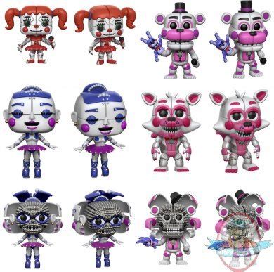 Pop! Five Nights at Freddy's Sister Location Set of 6 Figures Funko | Man of Action Figures