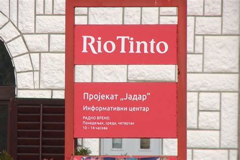 Rio Tinto company files nine lawsuits against Serbia over Jadar project suspension