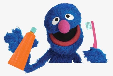 Download Sesame Street Grover Happy Jump Transparent Png - Grover Sesame Street Png - ClipartKey