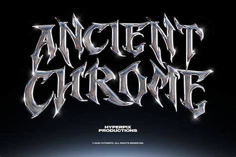 [FREE PSD] METAL CHROME TEXT EFFECT :: Behance