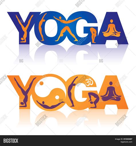 Word Yoga Yoga Vector & Photo (Free Trial) | Bigstock