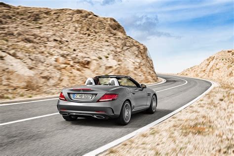 mercedes-benz relaunches SLC convertible with radical new facelift