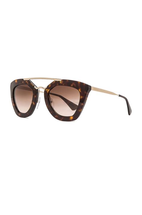 PRADA Cat Eye Sunglasses, 49Mm, Havana/Brown Gradient | ModeSens