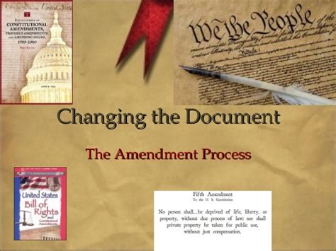 Amendment process