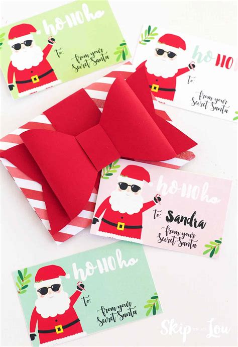 Free Printable Secret Santa Tags | Skip To My Lou