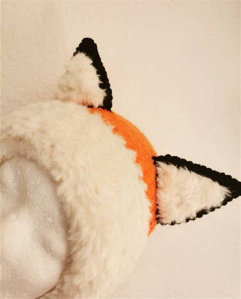 Fluffy Fox beanie Autumn Accssoires Fox Cosplay Furry hat | Etsy