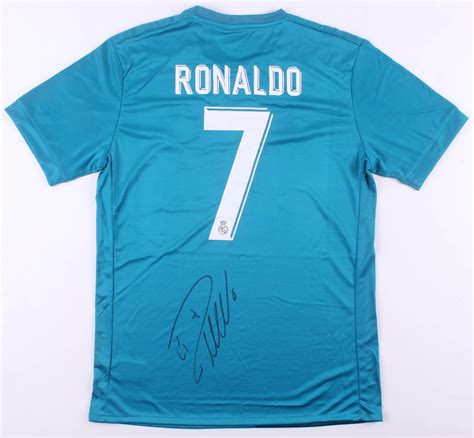 Cristiano Ronaldo Signed Real Madrid Adidas Jersey (Beckett COA ...