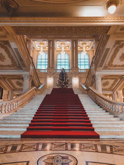 Interior of the Palace of Parliament in Bucharest, Romania · Free Stock ...