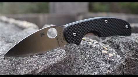 Spyderco Sage 1 Knife Review (Classy Carbon Fiber EDC) - YouTube