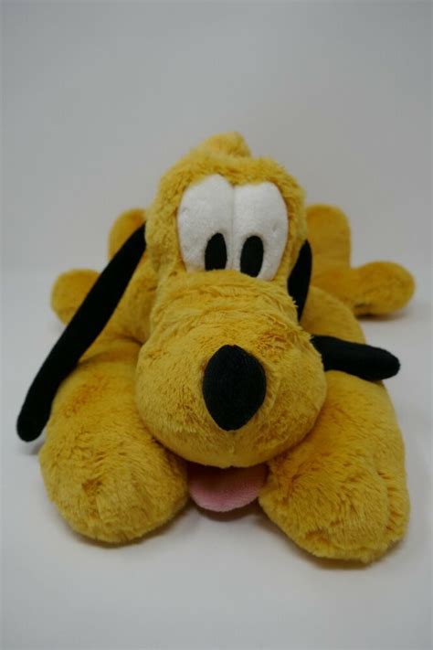 Disney Store 16" Pluto Dog Soft Plush Stuffed Toy #Disney | Disney store, Soft plush, Disney