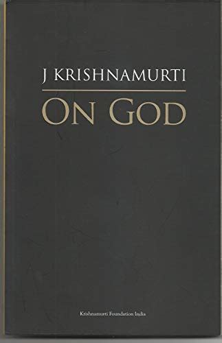 Book: Download On God by Jiddu Krishnamurti