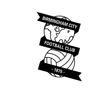 Birmingham City FC Club Logo Symbol Black Premier League Football ...