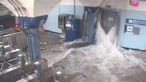 Hurricane Sandy Floods NYC Subway System