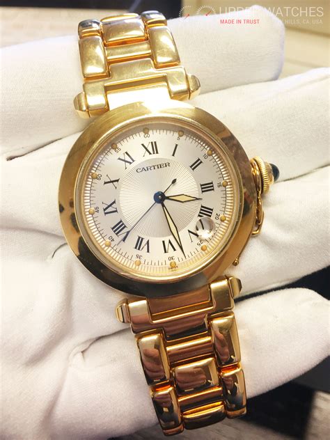 Cartier Pasha 18K Yellow Gold 1028 - Upper Watches